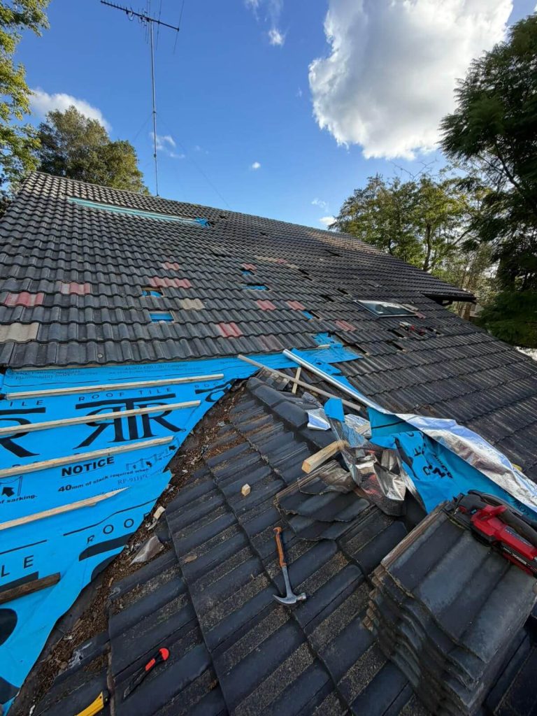 fixing a leaky roof