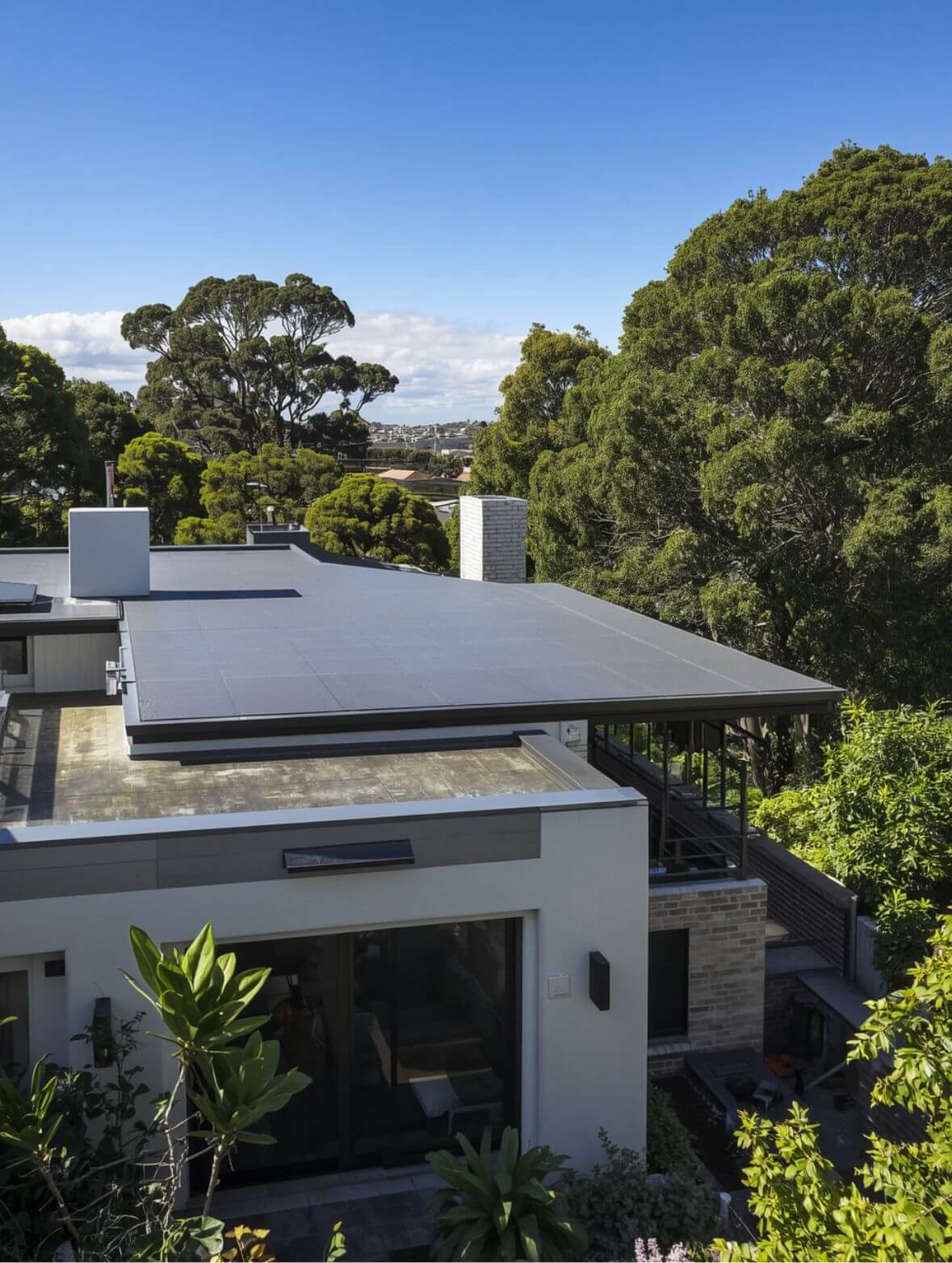 flat roof installed on a home in Sydney