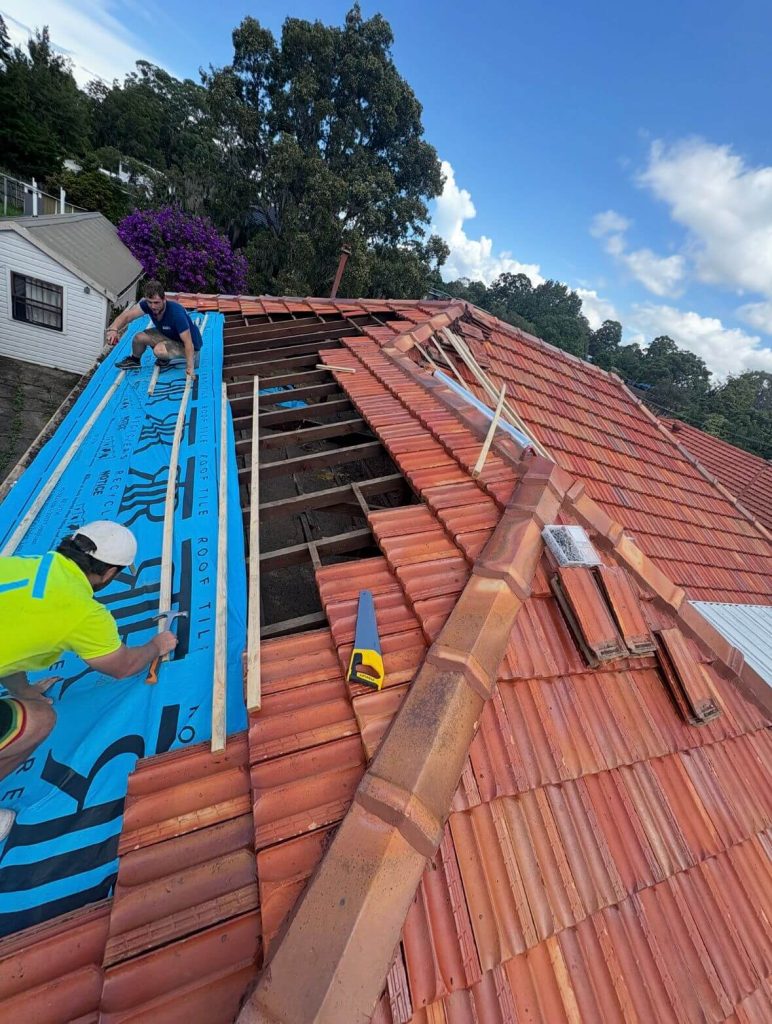 repairing a roof