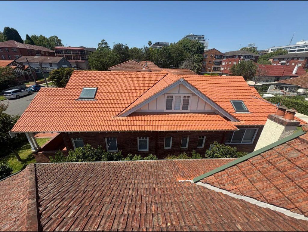 roof cleaned and sealed in Sydney