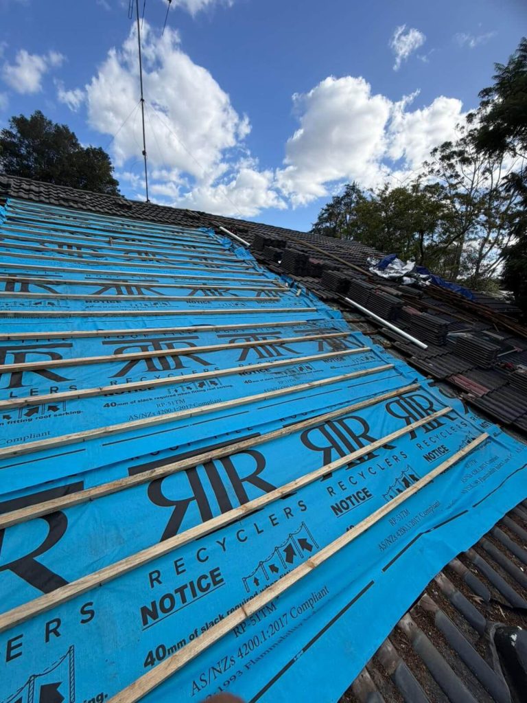 underlay on roof